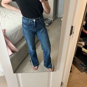 Zara Women's Flare Jeans in Blue